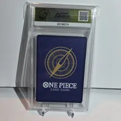Super Rare One Piece Trafalgar Law OP12-073 Legacy of the Master Holo AGS 10 - Image 2