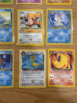 Nintendo Pokemon TCG Team Rocket Neo Genesis Base Set 2 12 Card Lot Raichu - Image 4
