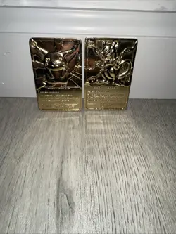 Burger King 1999 Pokemon Pokeballs Gold Mewtwo and Pikachu Card Set - Image 2