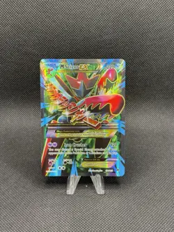 Pokemon TCG XY Breakpoint Ultra Rare M Scizor EX Full Art Holo Card 120/122 - Image 1