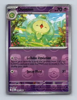 Duosion 038 2025 Pokemon S&V Black Bolt Master Ball Revese Holo Card NM+ (a) - Image 1