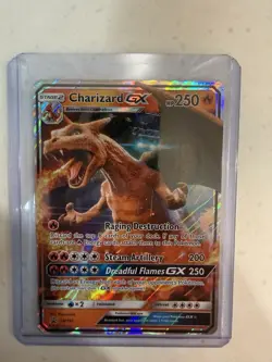Charizard GX SM195 SM Full Art Promo Holo Stage 2 Dragon Pokemon Card HP 250 - Image 1