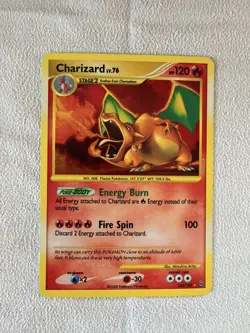 Pokemon Charizard Stormfront Secret Rare Holo 103/100 English 2008 Card - Image 1