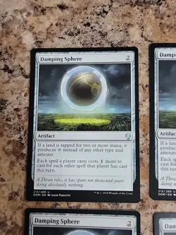 MTG 4x Damping Sphere Dominaria Modern Magic the Gathering Card x4 NM - Image 3