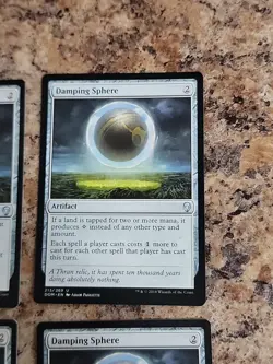 MTG 4x Damping Sphere Dominaria Modern Magic the Gathering Card x4 NM - Image 4
