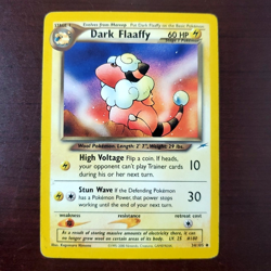 Pokemon Card - Dark Flaaffy Neo Destiny 34/105 Uncommon Non Holo MP/HP - Image 1