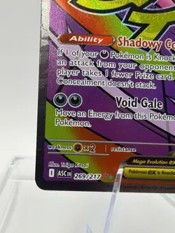 Mega Gengar EX Mega Attack Rare Pokemon Card TCG Ascended Heroes 269/217 NM+ - Image 5