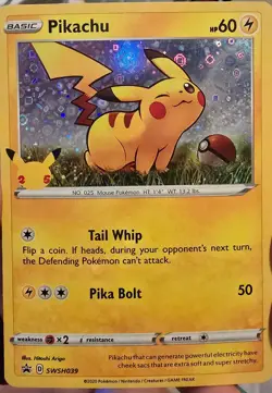 Pikachu SWSH039 SWSH: Sword & Shield Promo Cards Holo - Image 1