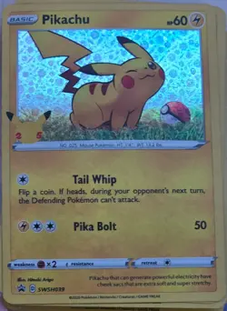 Pikachu SWSH039 SWSH: Sword & Shield Promo Cards Holo - Image 2