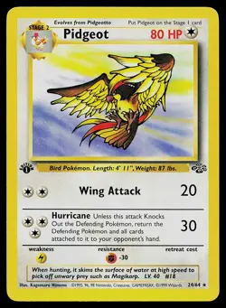 Pokemon Card - Pidgeot Jungle 24/64 1st Edition Non-Holo - Image 1
