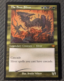 MTG The First Sliver ETCHED FOIL MYTHIC Modern Horizons 1 Timeshifts NM/M - Image 1