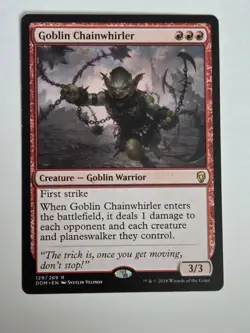 Goblin Chainwhirler X1 DOM MTG Dominaria - Image 1
