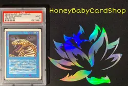 MTG Unlimited Edition 1993 Psychic Venom PSA 9 Mint Old School 93/94 - Image 4