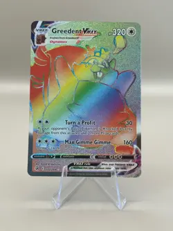 Greedent VMAX #272/264 POKEMON Fusion Strike (SecretRare, NM) ENGLISH - Image 1