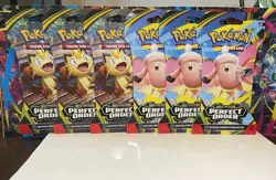 Pokemon TCG Perfect Order Sleeved Booster Pack Lot of 6 - Image 1