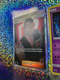 Pokemon TCG: Promo SM106 Dawn Wings Necrozma; Full Art 67/68 Giovanni's Exile - Image 5