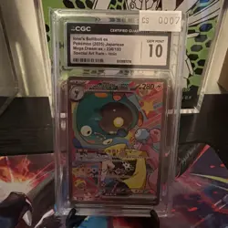 Pokemon Iono's Bellibolt Ex 236/193 M2a: Mega Dream Ex Holo SAR CGC Gem Mint 10 - Image 1