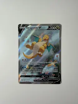 Pokemon Dragonite V Ultra Rare Alt Art Holo 192/203 SWSH07 Evolving Skies EN - Image 1
