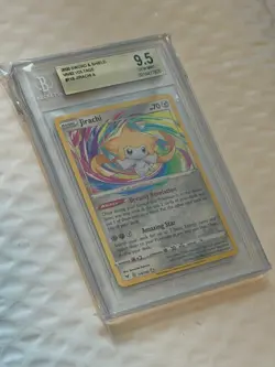 2020 Pokemon Sword and Shield Vivid Voltage 119 Jirachi Amazing Rare PSA BGS 9.5 - Image 4