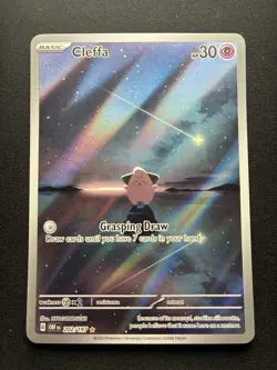 Pokemon: Cleffa Illustration Rare IR 202/197 Obsidian Flames - Image 1