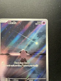 Pokemon: Cleffa Illustration Rare IR 202/197 Obsidian Flames - Image 3