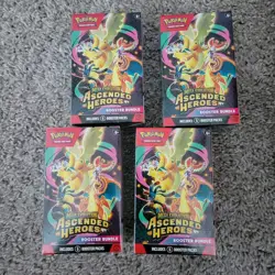 Ascended Heroes Pokemon Booster Bundles X4 Factory Sealed In Hand READY TO SHIP - Image 1