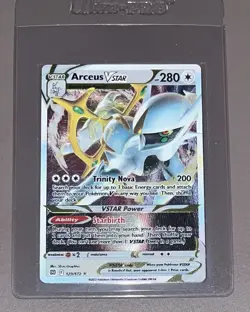 Arceus VSTAR 123/172 Metal Promo - Brilliant Stars Pokemon - Image 1