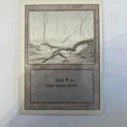 1993 Magic the Gathering - Swamp - Land - Unlimited MTG - Image 1