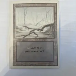 1993 Magic the Gathering - Swamp - Land - Unlimited MTG - Image 2