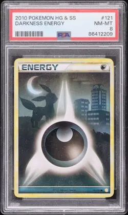 Pokemon PSA 8 Darkness Energy 94/95 Heartgold & SoulSilver Call of Legends Holo - Image 1