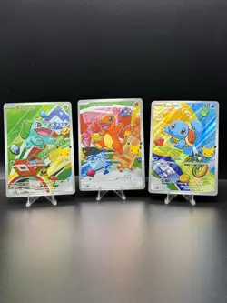 Pokemon TCG First Partner Illustration Collection Series 1 Kanto GEN 1 Starters - Image 1