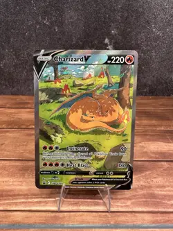 Pokemon TCG: Charizard V SWSH260 UPC Black Star Promo Full Art Ultra Rare NM! - Image 1