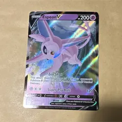 Pokemon Espeon V SWSH07 Evolving Skies 064/203 Ultra Rare Holo 200 HP English - Image 1