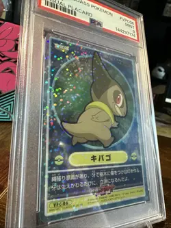 2013 Pokemon Carddass Visual Placard #VPC06 Axew PSA 9 - Image 3