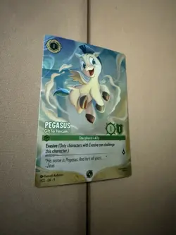 Pegasus - Gift For Hercules Foil Disney Lorcana Challenge DLC Promo 1/C2 NM - Image 2