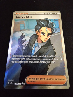 Pokemon Card Larry's Skill 139/131 Prismatic Evolutions Ultra Rare NM - Image 1
