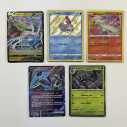Pokemon Card Lot (5 Cards) - Vintage Modern Hyper Ultra IR SIR Reverse Holo Rare - Image 1