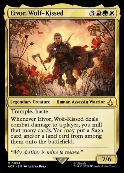 1x - Eivor, Wolf-Kissed - #54 - Assassin's Creed - NM MTG - Image 1