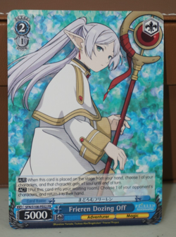 Frieren Dozing Off Weiss Schwarz English PR Promo Card Beyond Journey's End - Image 3