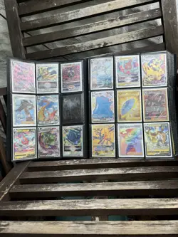 pokemon cards lot non finshed binder japanese, english cards - Image 3