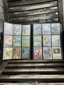 pokemon cards lot non finshed binder japanese, english cards - Image 4