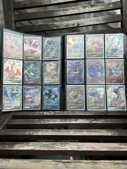 pokemon cards lot non finshed binder japanese, english cards - Image 5