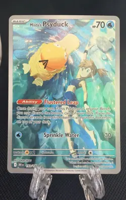 Pokemon TCG Misty's Psyduck Holo Card 193/182 Sv10: Destined Rivals - Image 1