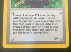 Pokemon Giovanni 18/132 Gym Challenge Trainer Holo Rare Unlimited Card LP - Image 5