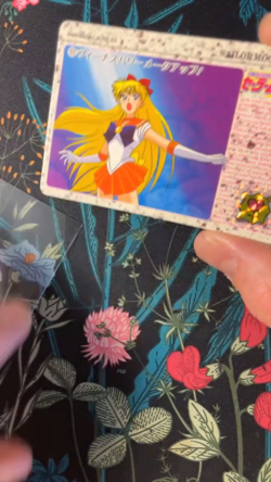 #111 Sailor Moon R Card 1990s Amada Naoko Takeuchi BANDAI Japan vintage -A2 - Image 2