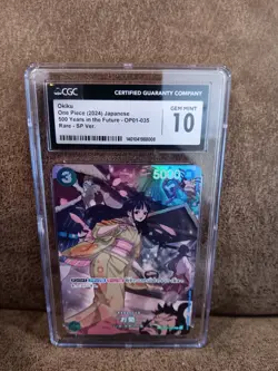 OKIKU CGC Gem Mint 10 - OP01-035 Rare SP Version One Piece Card Game TCG Alt Art - Image 4