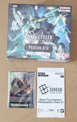 GUNDAM CARD GAME: Phantom Aria Booster Box GD04 English + 2 Promos - Image 1