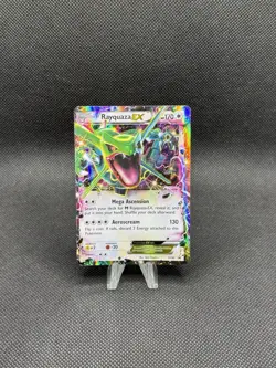 Pokemon TCG Rayquaza EX Holo Card XY Black Star Promo XY66 - Image 1
