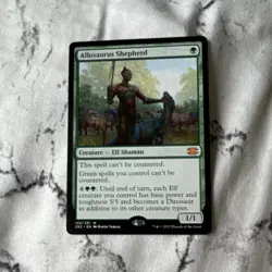 MTG Allosaurus Shepherd (132/331) Mythic Regular Double Masters 2022 Card - Image 1