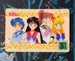 #95 Sailor Moon R Card 1990s Amada Naoko Takeuchi BANDAI Japan vintage -A1 - Image 1